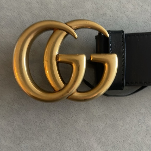 Gucci Authentic GG MARMONT WIDE BELT (75/30) - Picture 3 of 8